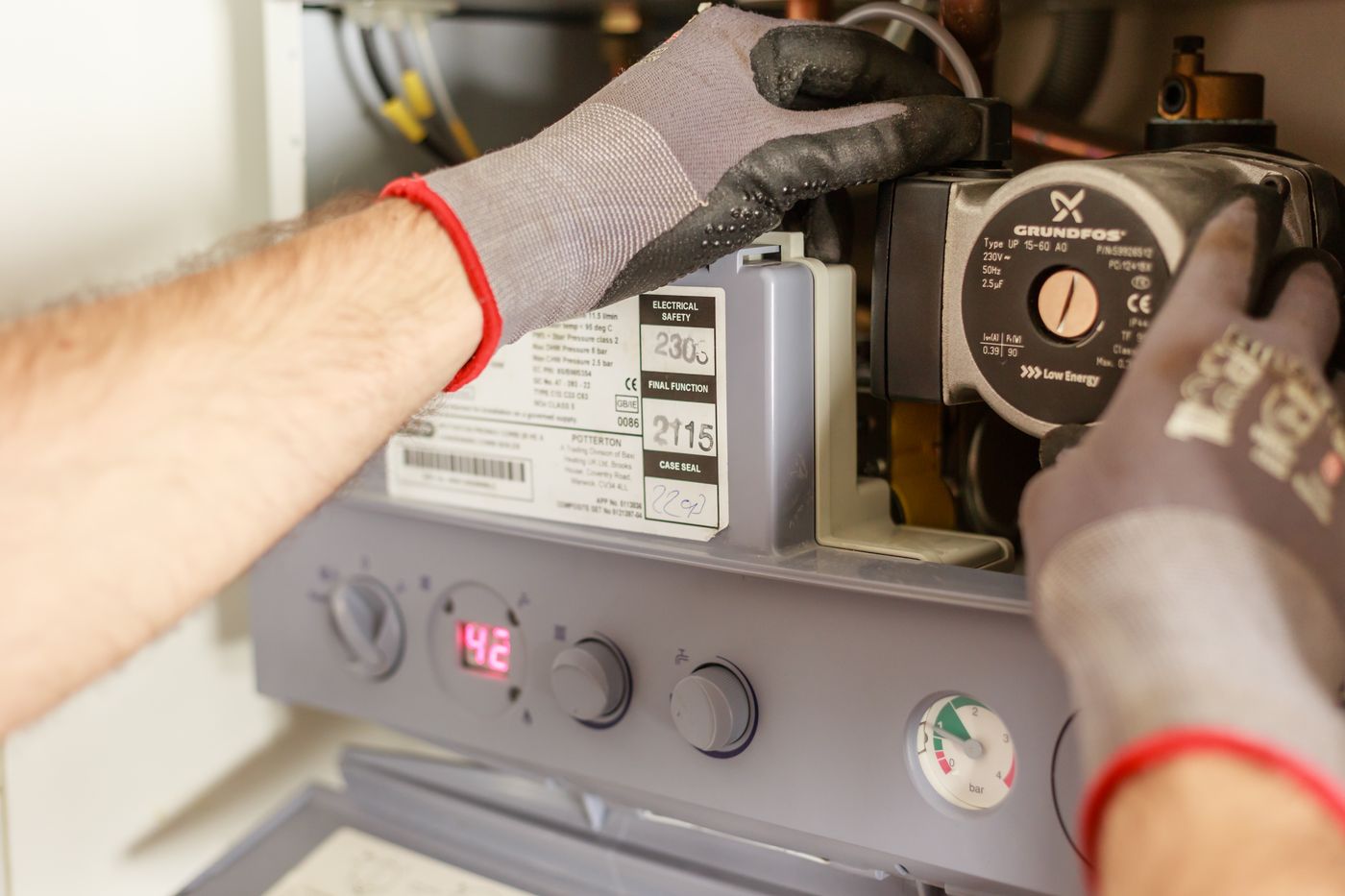 Remise en service chauffage, projet fictif à Orcet